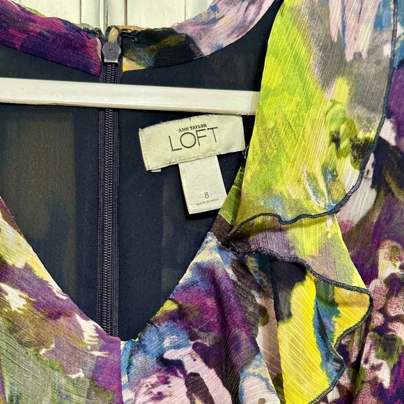 Anne Taylor Loft Dressy Casual Dress - Picture 2 of 3